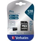 Карта памяти Verbatim 128GB microSDXC class 10 UHS-I PRO (47044)