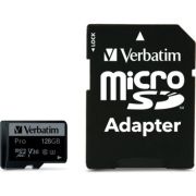 Карта памяти Verbatim 128GB microSDXC class 10 UHS-I PRO (47044)