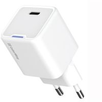 Зарядний пристрій ColorWay C101C GaN Mini 20W PD PPS USB-C white (CW-CHS059PD-WT)