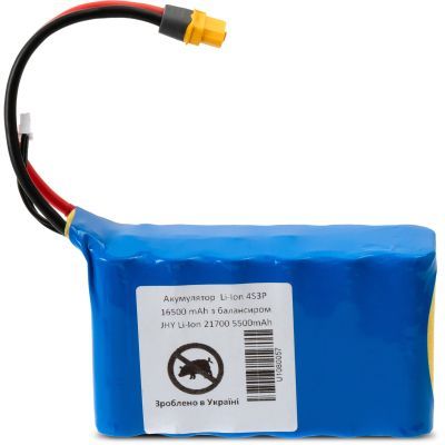Аккумуляторный блок Vinga 4S3Р 16500mAh з балансувальним дротом (JHY Li-Ion 21700 5500mAh) (16500BMSJHY4S3P)