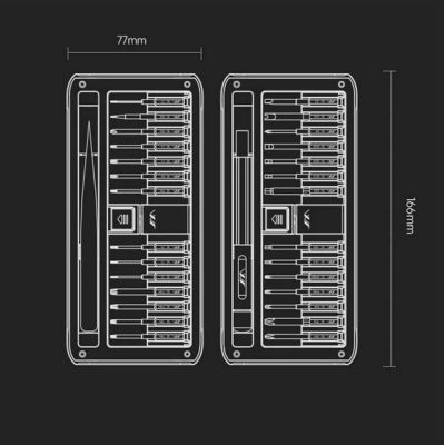 Викрутка Xiaomi JIMIHOME 30in1 Black (JM-GNT30)