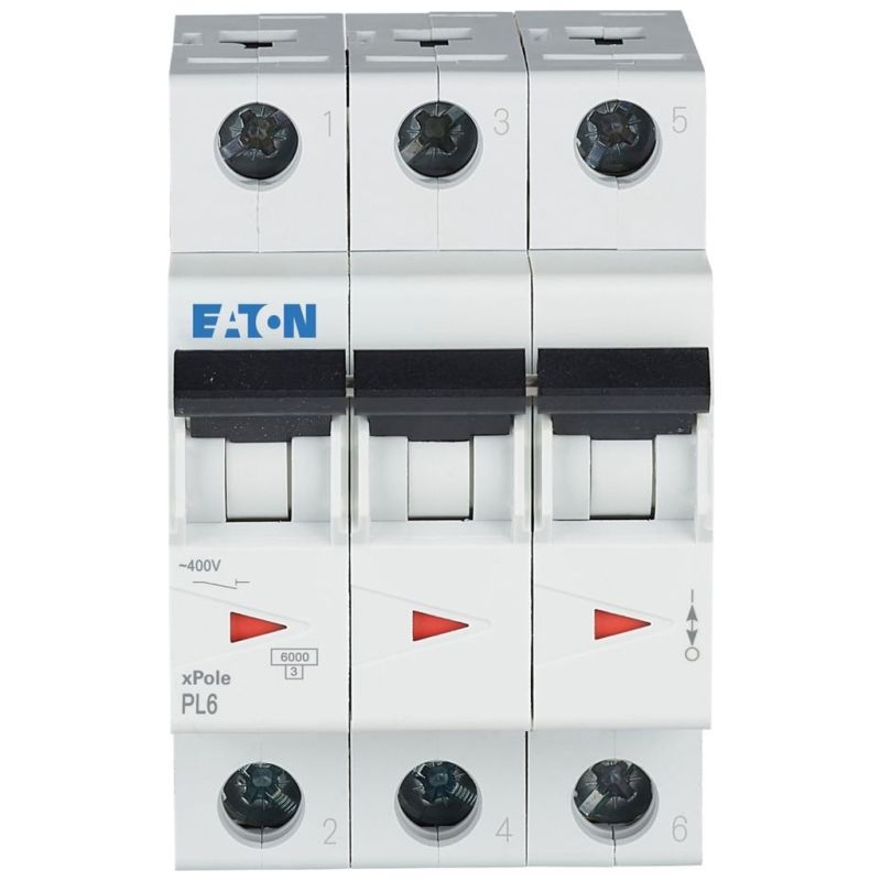 Автоматичний вимикач Eaton (3-п. М3 С 63А PL6 6кА)