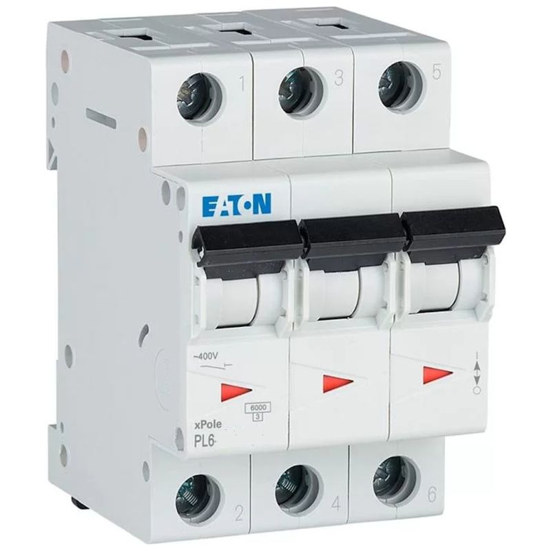 Автоматичний вимикач Eaton (3-п. М3 С 63А PL6 6кА)
