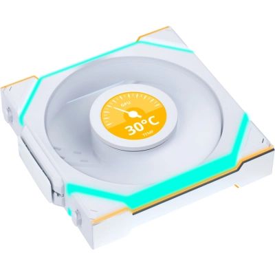 Кулер до корпусу Lian Li Uni Fan SL WIRELESS LCD Reverse, 120-1 (G99.12RSLLCD1W1W.00)