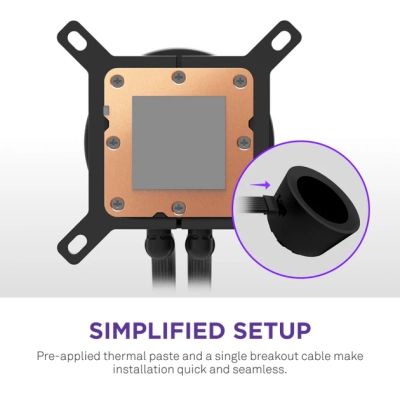 Система рідинного охолодження NZXT Kraken Plus V2 360mm AIO liquid cooler w/Displ (RL-KN360-B2)