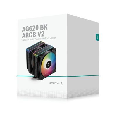 Кулер до процесора Deepcool AG620 BK ARGB V2 (R-AG620-BKAMMN-GJD)
