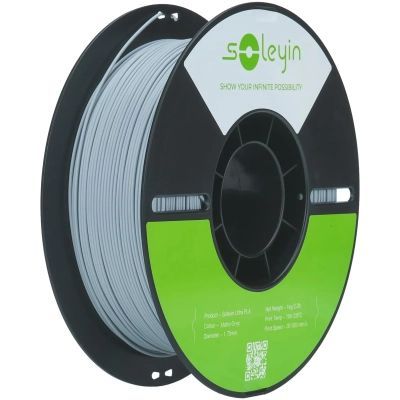 Пластик для 3D-принтера Creality Soleyin matte 1кг, 1.75мм, gray (3301010517)