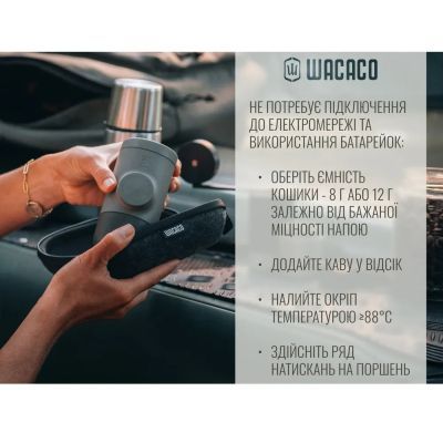 Портативная кофеварка Wacaco Minipresso GR2 (WMINIGR2)