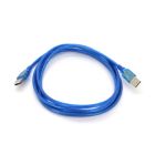 Дата кабель USB 2.0 AM/AM 1.8m blue Ritar (YT-AM/AM-1.8TBL)