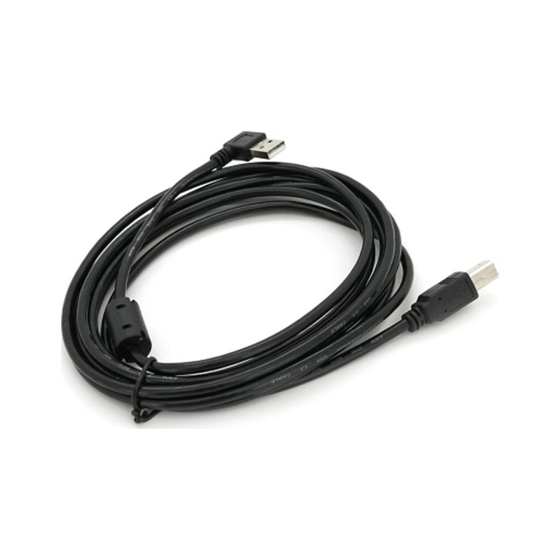 Кабель для принтера USB 2.0 AM/BM 3.0m 90° corner black Ritar (YT-AM/BM90°-3.0B)