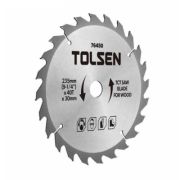 Диск пильний Tolsen з ТВС напайками по дереву 210х24Т*30мм (76440)