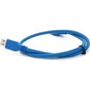 Дата кабель USB 3.0 AM/AM 0.6m Blue Voltronic (YT-3.0AM+AM-0.6)