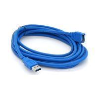 Дата кабель USB 3.0 AM/AF 3.0m blue Voltronic (YT-3.0AM\AF-3.0BL)