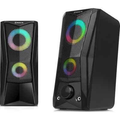 Акустическая система REAL-EL S-107 USB Black (EL121100017)