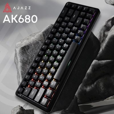 Клавиатура Ajazz AK680 MAX Magnetic Switch RGB USB Black (AK680-WM-B-A)