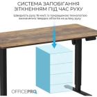 Комп\'ютерний стіл OfficePro (ODE1670DW) Dark Wood/Black (ODE1670DW)