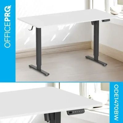 Компьютерный стол OfficePro (ODE1670WB) White/Black (ODE1670WB)