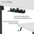 Комп\'ютерний стіл OfficePro (ODE1670WB) White/Black (ODE1670WB)