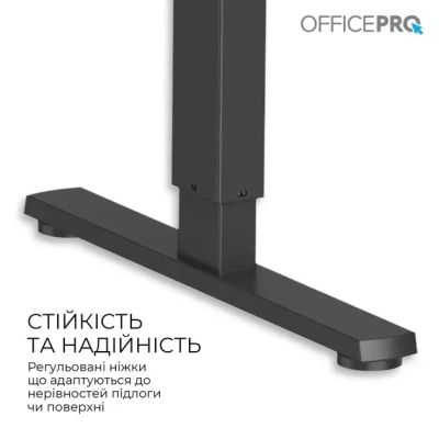 Комп\'ютерний стіл OfficePro (ODE1670WB) White/Black (ODE1670WB)