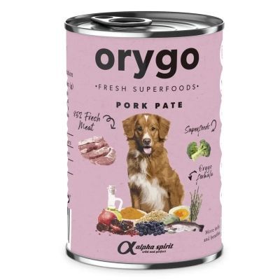 Консерви для собак Orygo Pork with broccoli 400 г (8436586312275/8436586312350)