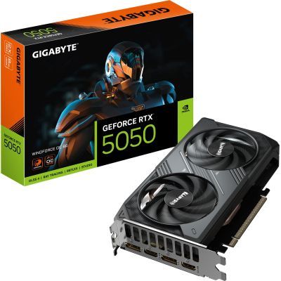 Відеокарта GIGABYTE GeForce RTX5050 8Gb WINDFORCE OC (GV-N5050WF2OC-8GD)