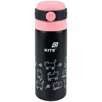 Термос Kite 500 мл, чорний (K25-1222-3)