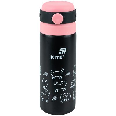Термос Kite 500 мл, чорний (K25-1222-3)