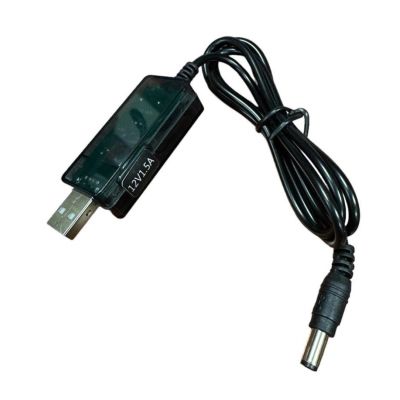 Кабель питания USB to DC 5.5x2.5mm 0.8m 12V 1.5A XoKo (DC-5-12-1,5A)