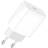 Зарядний пристрій Denmen USB-C PD20W 3.6A white (DM-DC06-WH)