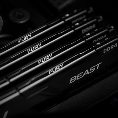 Модуль пам\'яті для комп\'ютера DDR4 16GB (2x8GB) 3200 MHz Black Kingston Fury (ex.HyperX) (KF432C16BBK2/16WP)