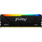 Модуль пам\'яті для комп\'ютера DDR4 32GB (2x16GB) 3200 MHz Beast RGB Black Kingston Fury (ex.HyperX) (KF432C16BB12AK2/32WP)
