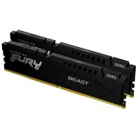 Модуль пам\'яті для комп\'ютера DDR5 64GB (2x32GB) 5200 MHz Beast Black Kingston Fury (ex.HyperX) (KF552C40BB2K2-64)