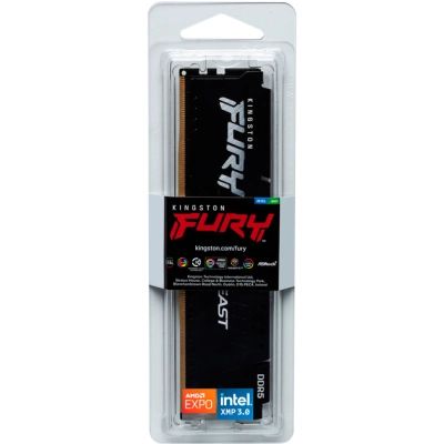 Модуль памяти для компьютера DDR5 64GB 5600 MHz Beast Black Kingston Fury (ex.HyperX) (KF556C40BB-64)