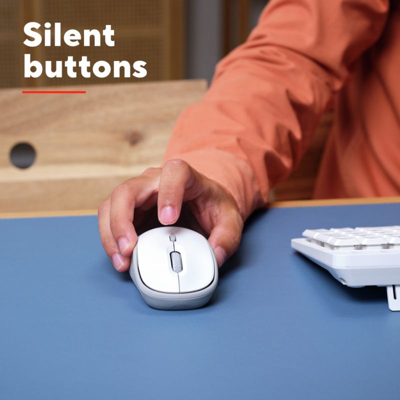 Мышка Trust Yvi+ Silent Wireless White (25513)