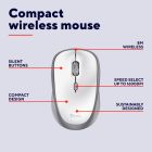 Мышка Trust Yvi+ Silent Wireless White (25513)