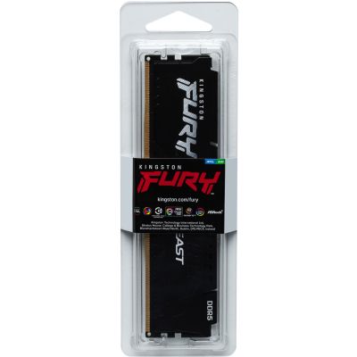 Модуль пам\'яті для комп\'ютера DDR5 32GB 5600 MHz Beast Black Kingston Fury (ex.HyperX) (KF556C36BBE2-32)
