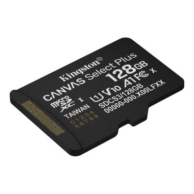 Карта памяти Kingston 128GB microSDXC class 10 UHS-I V10 A1 Canvas Select Plus (SDCS3/128GBSP)