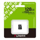 Карта памяти Kingston 128GB microSDXC class 10 UHS-I V10 A1 Canvas Select Plus (SDCS3/128GBSP)