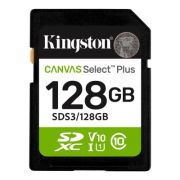 Карта пам\'яті Kingston 128GB SDXC class 10 UHS-I V10 A1 Canvas Select Plus (SDS3/128GB)