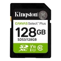 Карта пам\'яті Kingston 128GB SDXC class 10 UHS-I V10 A1 Canvas Select Plus (SDS3/128GB)