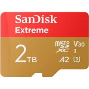 Карта памяти SanDisk 2TB microSDXC class 10 UHS-I U3 V30 A2 Extreme (SDSQXAV-2T00-GN6MA)