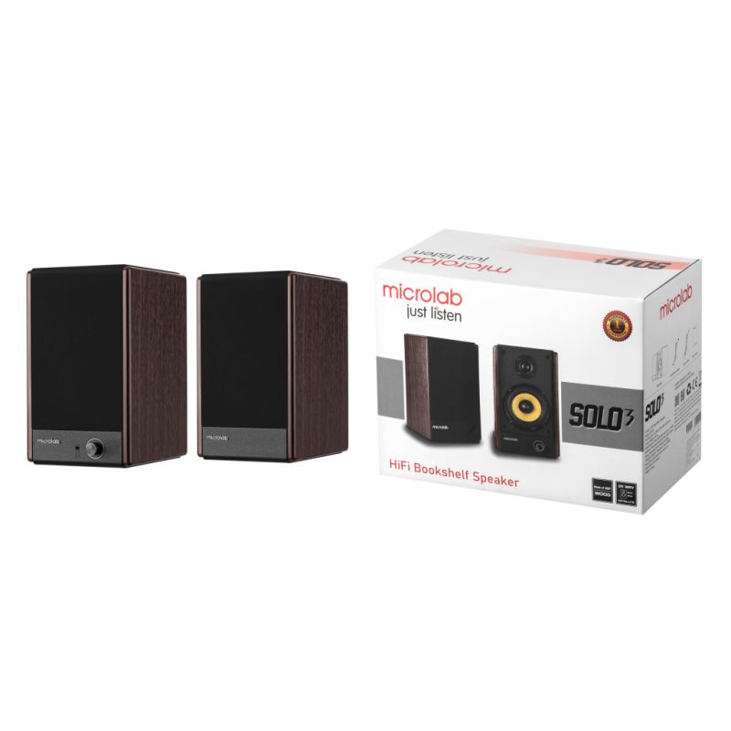 Акустична система Microlab SOLO 3 40W Brown (SOLO-3BR)