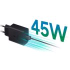 Зарядное устройство Samsung USB-C PD45W black (EP-T4511NBEGEU)