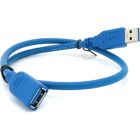 Дата кабель USB 3.0 AM/AF 0.5m blue Voltronic (YT-3.0AM\AF-0.5BL)