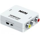 Переходник HDMI F to 3xRCA F AV 720P/1080P white Voltronic (YT-CM-HDMI/AV-W)