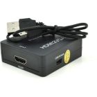 Перехідник HDMI F to VGA F 720P/1080P black Voltronic (YT-CM-HDMI/VGA-B)
