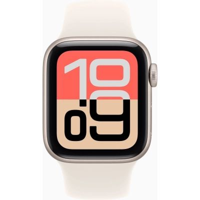 Смарт-часы Apple Watch SE 3 GPS 40mm Starlight Aluminium Case with Starlight Sport Band - M/L (MEH54RK/A)