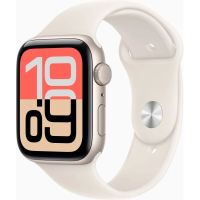 Смарт-часы Apple Watch SE 3 GPS 44mm Starlight Aluminium Case with Starlight Sport Band - S/M (MEHG4RK/A)