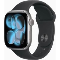 Смарт-часы Apple Watch Series 11 GPS 42mm Space Grey Aluminium Case with Black Sport Band - S/M (MEQW4RK/A)