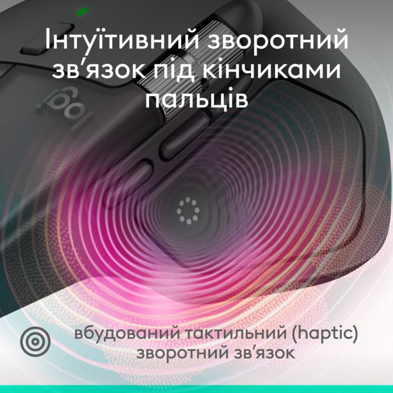 Мышка Logitech MX Master 4 for Business Wireless/Bluetooth Graphite (910-007617)